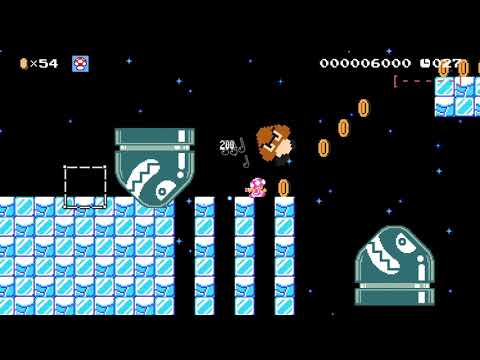 ◆Snow aesthetic run◇ [40s] Hard! by Jay★2X 🍄 Super Mario Maker 2 #aij 😶 No Commentary