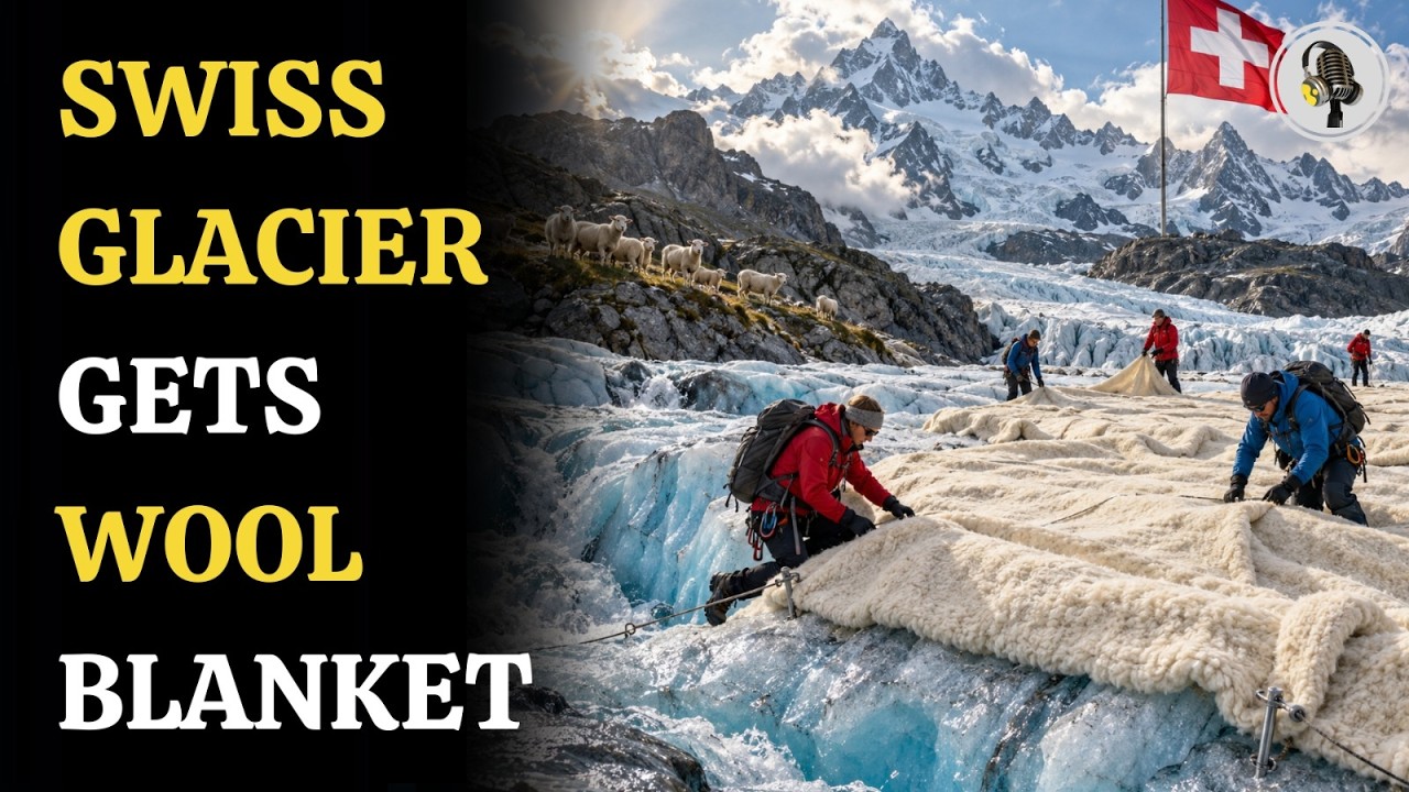 Switzerland Tests Sheep Wool Blankets to Slow Alpine Glacier Melting | WION Podcast