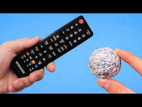 Just 1 Minute! Use Regular Aluminum Foil to Fix Every TV Remote in Your Home