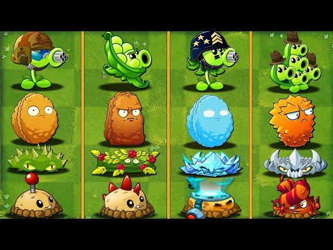 Random 4 Team Plants Battlez - Who Will Win? - Pvz 2 Team Plant vs Team Plant