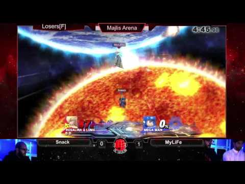 SSB4 @ Al Majlis 12/2: Snack (Charizard, Mega Man) vs MyLife (Rosalina) - LF