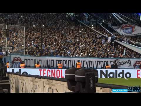 "Despedida de Milito -suena muchachos y explota el Cilindro" Barra: La Guardia Imperial • Club: Racing Club