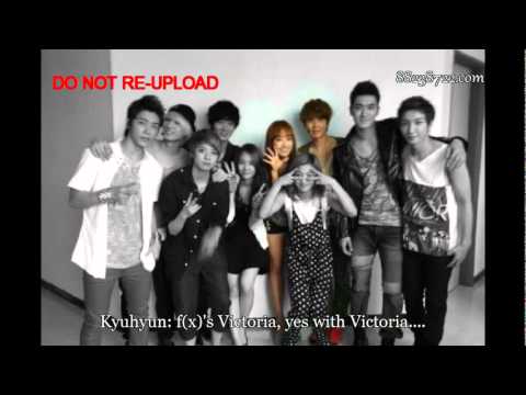 111001 Blue night radio - Kyuhyun mentioned Victoria first