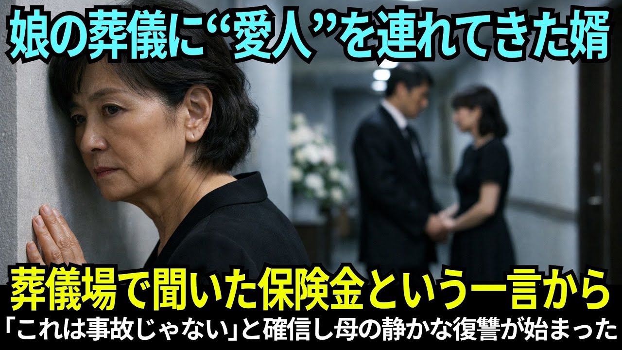 【スカッと】娘の葬儀で「保険金が入ったら」と笑った夫の正体が明らかになった日【シニアライフ】【60代以上の方へ】