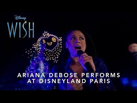 Wish | Ariana DeBose Performs "This Wish" at Disneyland Paris