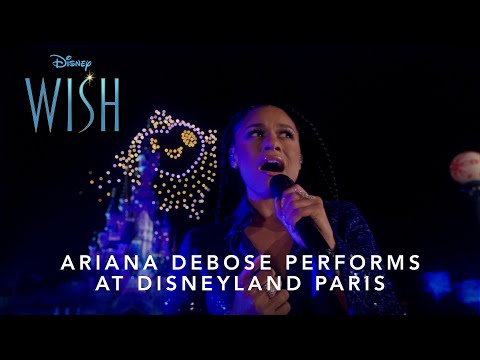 Ariana DeBose Performs "This Wish" at Disneyland Paris