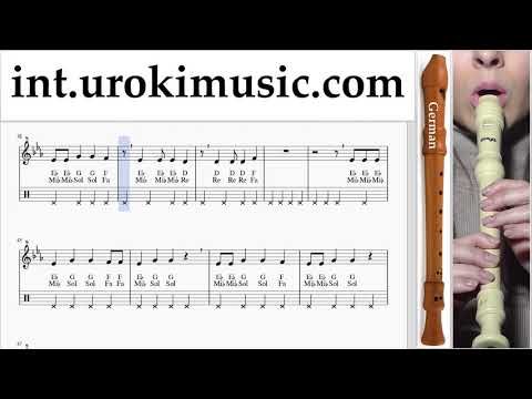 Tutorial de flauta dulce G. Imagine Dragons - Bad Liar Clases Notas um-i703