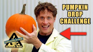Pumpkin Drop Challenge | Halloween | Science Experiments | Science Max