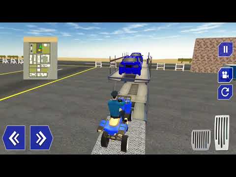 US Police ATV Quad Bike  Car Transport