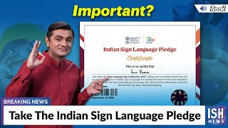 Take The Indian Sign Language Pledge
