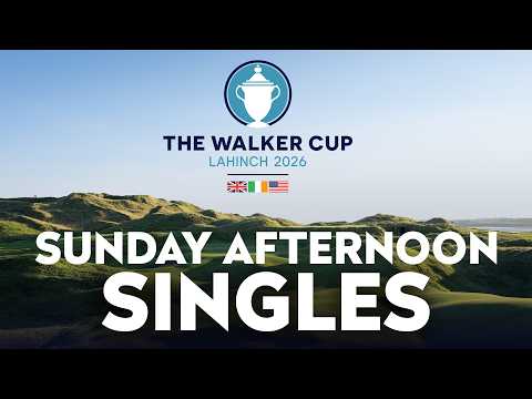 🔴 LIVE WALKER CUP GOLF | Afternoon Singles | Lahinch Golf Club