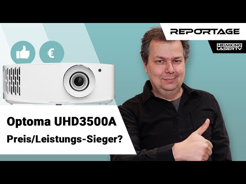 Der brandneue Optoma UHD3500A! Der leiseste Wohnraum 4K UHD Heimkino Beamer der bezahlbaren Klasse
