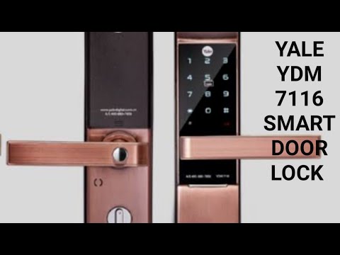 Yale YDM7116A smart lock installation & programming.
