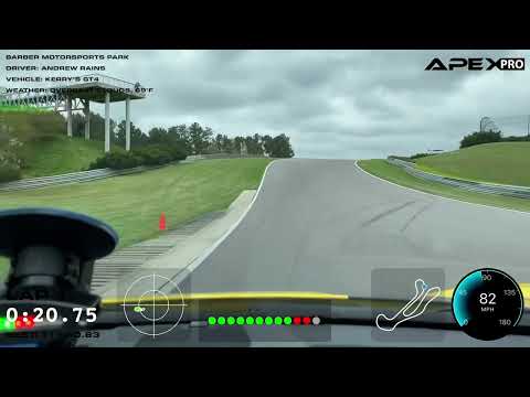 Porsche Cayman GT4 8/10ths Hot Laps at Barber Motorsports Park!