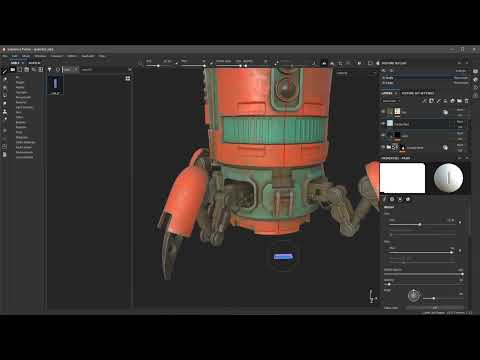 Substance Painter 2021 Getting Started   Part 03   Brushes & painting
