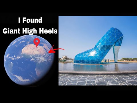 I Found Giant High Heels 👠😱 On Google Earth
