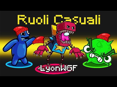 AMONG US MA CON 4 NUOVI RUOLI A CASO!!