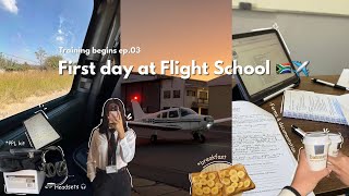 Day 1 of Pilot Training in South Africa 🇿🇦✈️ | Training begins👩‍✈️