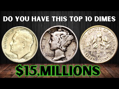 Top 10 Most Valuable Dimes in Circulation Rare Roosevelt Dimes Worth a lot of Money!