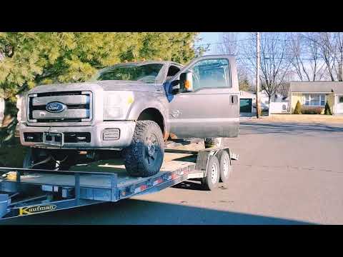 2012 ford 6.7l powerstroke sema #diy #project #viralvideo #straightpipes