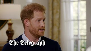 Prince Harry says he wants Charles and William 'back' in new trailer for TV interview