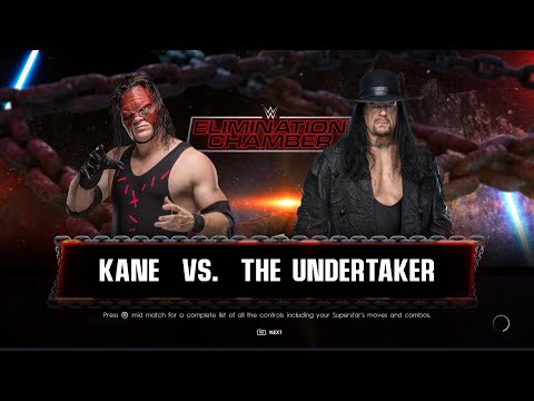 Kane  vs  The Undertaker |  One On One  Fight | Elimination Chamber | Brothers Vs Brothers