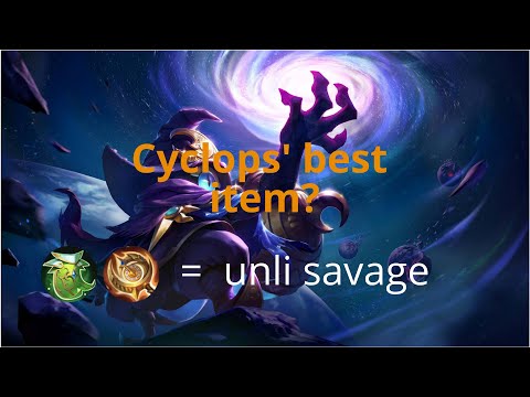 CYCLOPS BEST BUILD! TOP GLOBAL CYCLOPS! UNLI SAVAGE