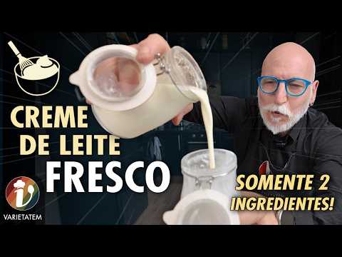 🥛 Creme de Leite Fresco Caseiro 🇧🇷 — O Ingrediente Que Muda Tudo