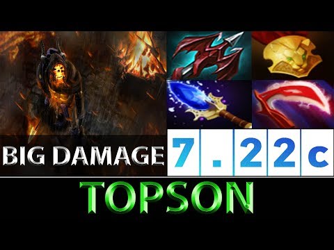 TOPSON [Clinkz] 55K Big Damage Scepter Bonus ► Dota 2 7.22c