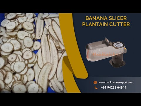 Semi Automatic Banana Chips Slicer Machine