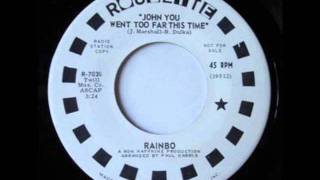 Rainbo John You Went Too Far This Time