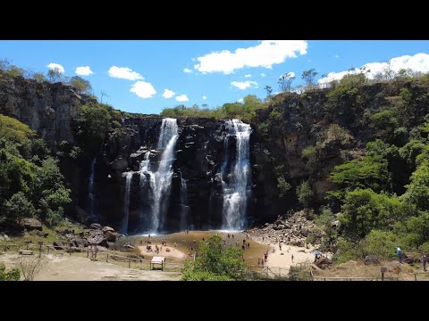 Salto Corumbá-Goiás-Brasil #cachoeira #natureza #saltocorumba #goiás #drone #waterfall #brazil