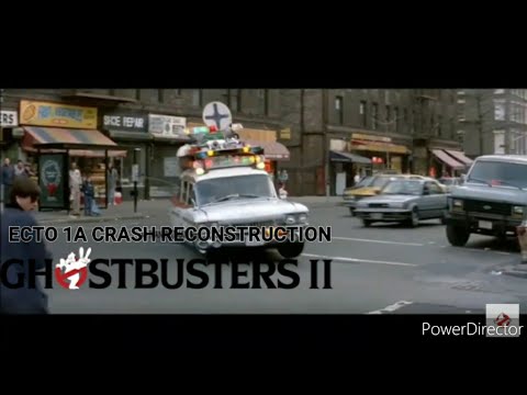 Ghostbusters 2 ecto 1a crash scene re-cut together with what we have so far