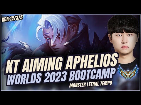 WORLDS LEVEL! KT Aiming picks Aphelios adc vs zeri | Challenger Pro Gameplay S13 Patch 13.19 ✅🥇
