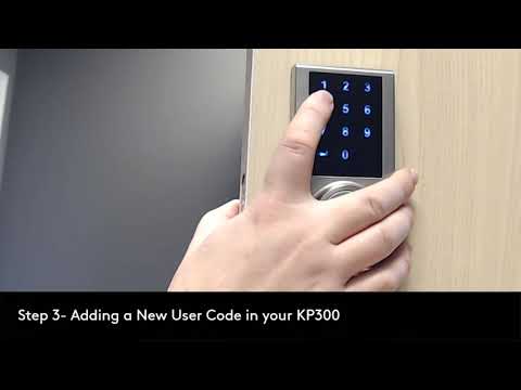 Step 3   How to add a New User Code with your Delaney KP300