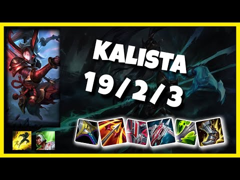 Kalista vs Caitlyn EU Challenger BOT (19/2/3) - v11.6