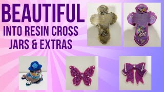BEAUTIFUL Into Resin Cross Jar: Done Two Ways @intoresin