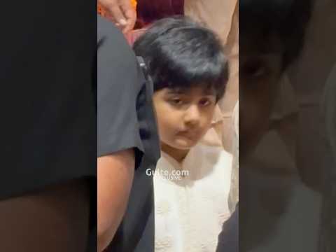 #JrNTR, Pranathi and their kids, #AbhayRam and #BhargavRam at #NarneNithiin wedding | Gulte