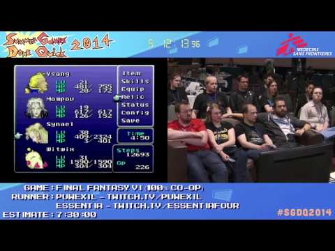 Final Fantasy VI by Puwexil and Essentia in 7:27:49 - SGDQ2014 - Part 168
