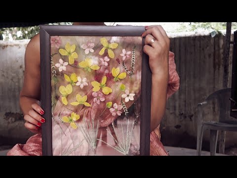 Beautiful Flower Pressing/ calm evening routine