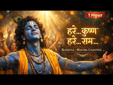 Hare Krishna Mahamantra 1 Hour Chanting | Blissful Mantra for Deep Peace, Healing & Meditation