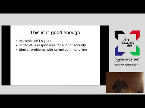 2017 Building a secure boot chain to userland