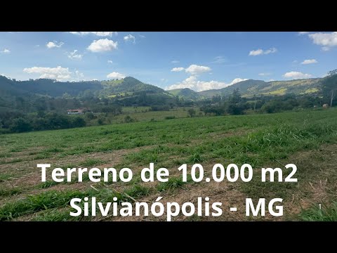 Terreno Semi-plano de 10.000 m2 à venda em Silvianópolis - Ideal para construir sua Chácara!