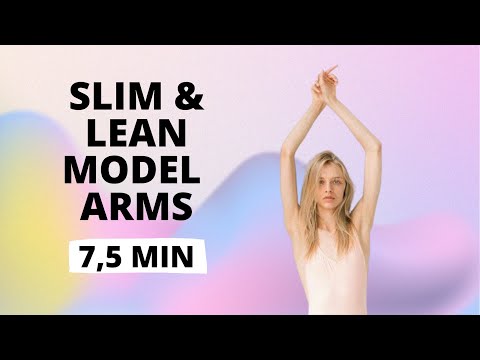Lean & slim model arms workout - 7,5 minutes / Nina Dapper