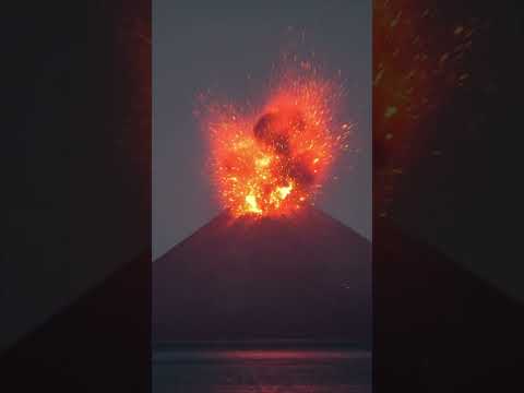 Inside the Anak Krakatau Volcanic Eruption | Ash & Pumice Rain