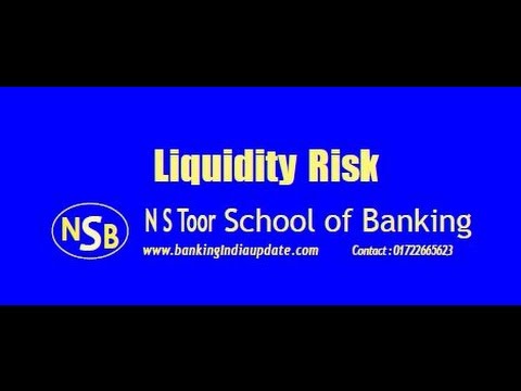 CAIIB  Types of Risk   Liquidity Risk