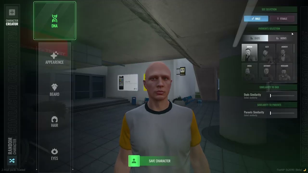 Multi Character / Hud / Loading / Appearance [ESX QB] thumbnail 5