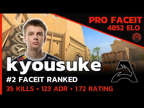 CS2 POV | kyousuke Spirit Academy GOES NUCLEAR on FACEIT☢️ w/k1to (MIRAGE) FACEIT LVL 10