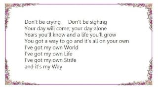 Buffy Sainte-Marie - It&#39;s My Way Lyrics