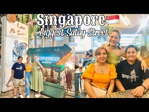 Cingapura Lau Pa Sat and Food republic || Melhores lugares para jantar || Diários de viagem || WanderMai